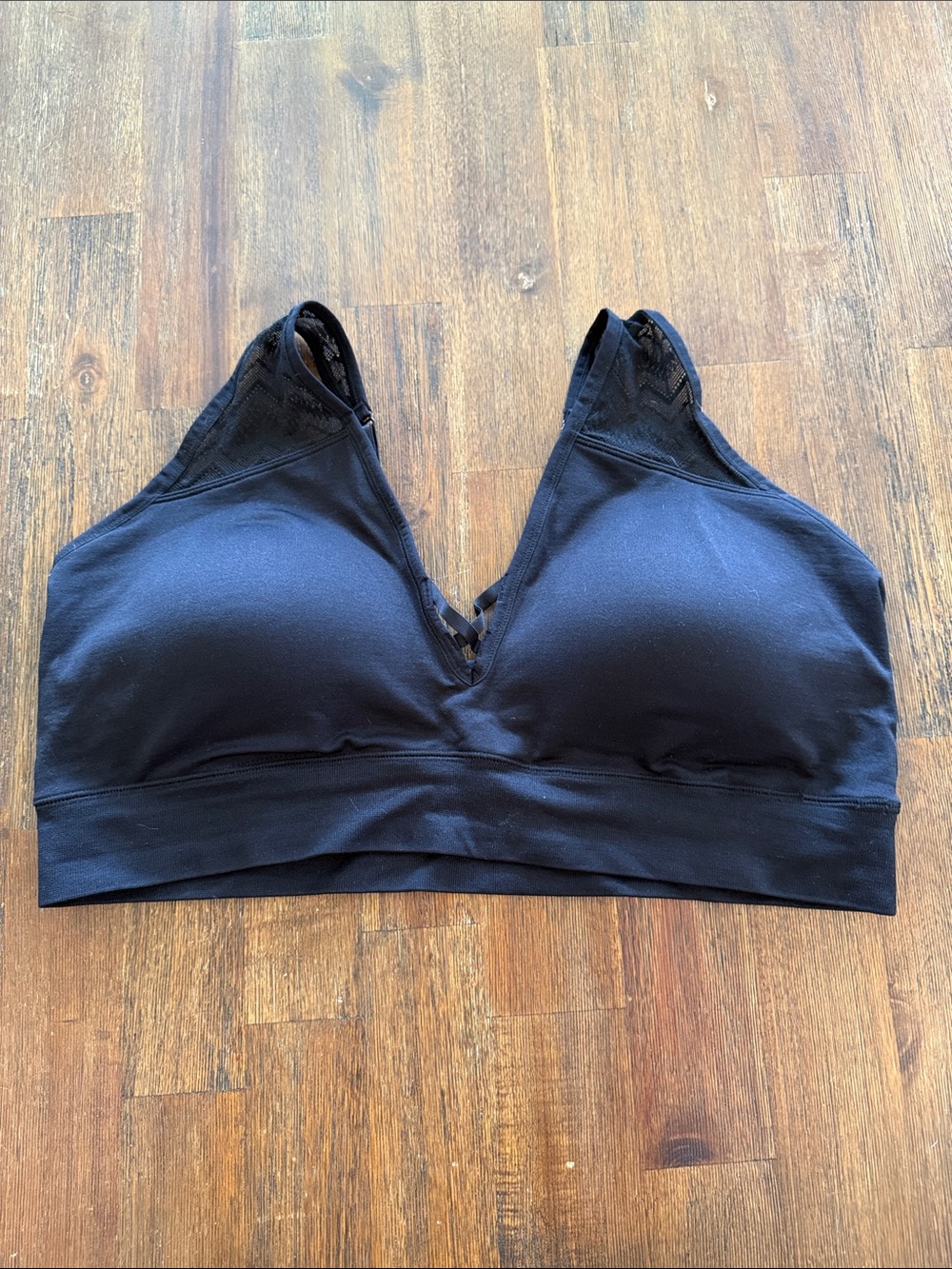 Torrid Black Seamless V-Neck Bralette